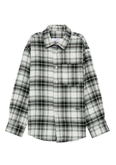 Camicia a quadri PAOLO PECORA KIDS | PP4104FORESTA